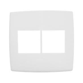 Placa Pialplus 4x4 2+2 Postos Adjacentes Branca