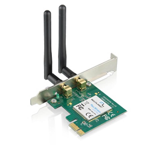 Placa Wireless Multilaser Pci-E 300 Mbps com Wps - Re049 - Re049