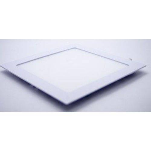 Tamanhos, Medidas e Dimensões do produto Plafon Painel de Led 18w Embutido Quadrado Branco Frio