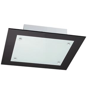 Plafon Plana Aluminio e Vidro RTP 810 Cromado Branco Pantoja & Carmona - Bivolt - Bivolt