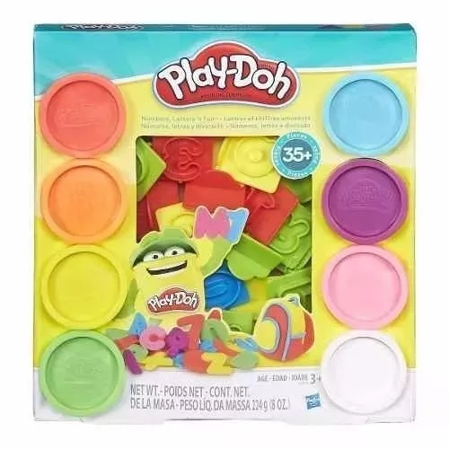 Play-doh - Conjunto Letras e Números - Hasbro 21018