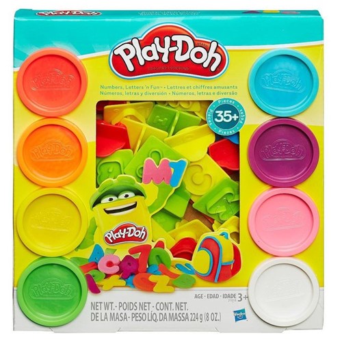 Play-Doh - Conjunto Letras e Números - Hasbro - HASBRO