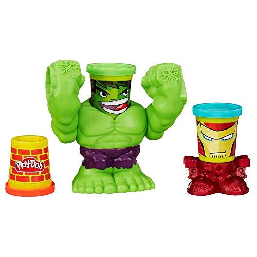 Play-Doh - Esmaga Hulk Marvel - Hasbro
