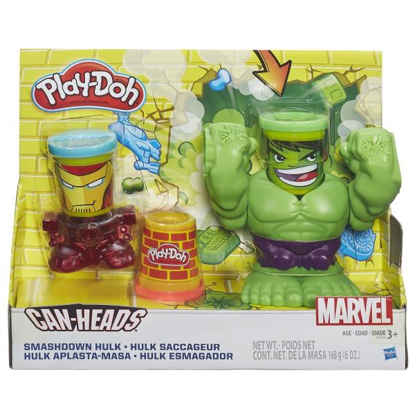 Play Doh Marvel Pote Hulk Esmaga - B0308 - Hasbro