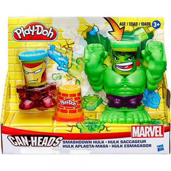 Play-Doh Marvel Pote Hulk Esmaga Hasbro - Play Doh