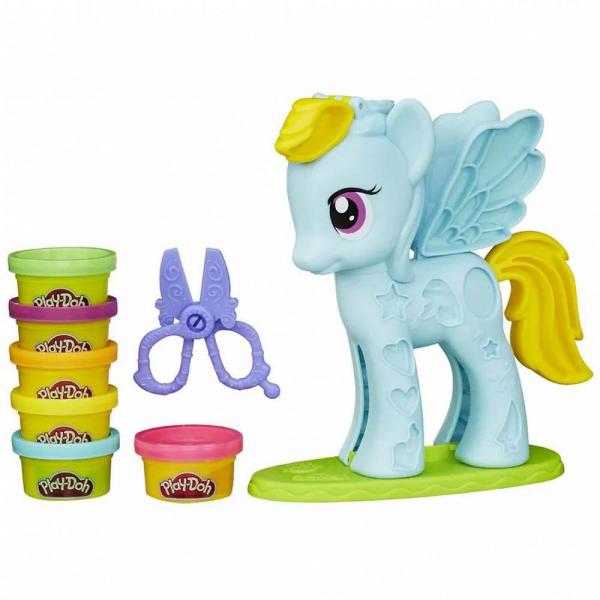 Play-Doh Pônei e Penteados My Little Pony - Hasbro B0011 - Play Doh