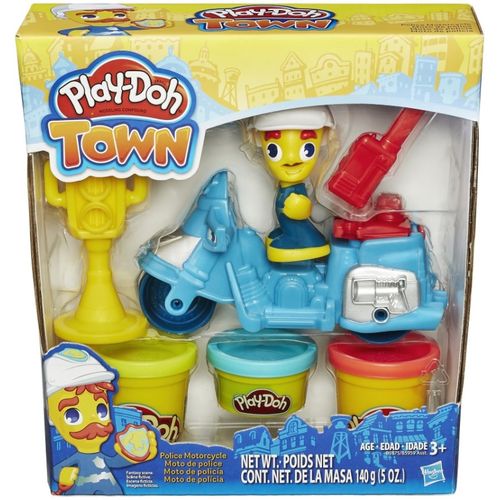 Play Doh Town - Moto de Polícia - Hasbro