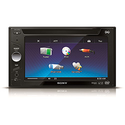 Player Automotivo Sony XAV-W63 Tela Touchscreen de 6.1" com Entrada AUX, USB, Interface IPod e Iphone - Sony