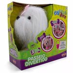 Playfull Pets Cachorrinho Passeio Divertido Branco Toyng 37212