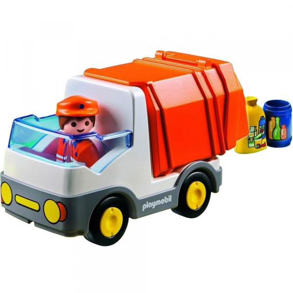 Playmobil 1-2-3 - Caminhão de Reciclagem - 6774 - Sunny