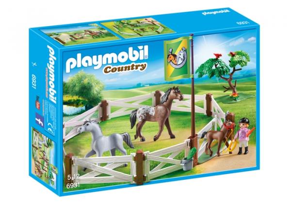 Playmobil 6931 Country Cercado com Cavalo - Sunny