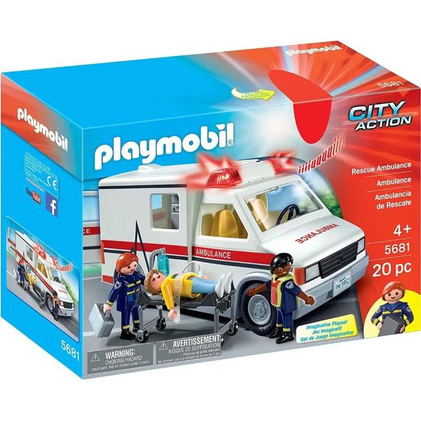 Playmobil Ambulância de Resgate City Action 5681 - Sunny