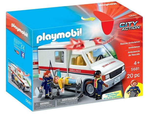 Playmobil Ambulância Resgate City Action - Sunny