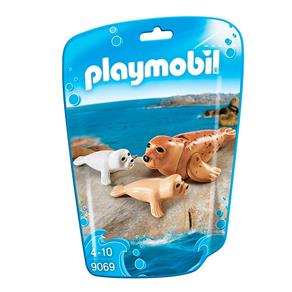 Playmobil - Animais Marinhos - Foca com Bebes - 9069 - Sunny