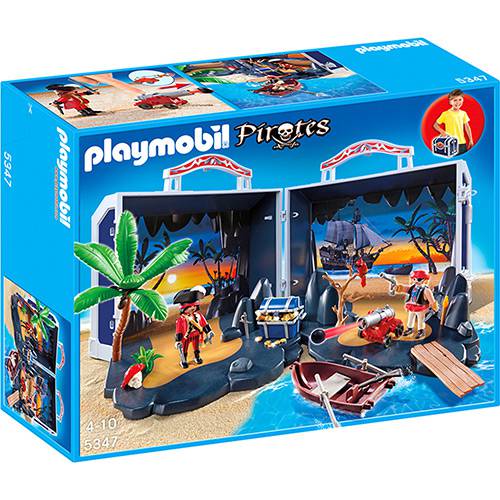 Tudo sobre 'Playmobil - Baú do Tesouro dos Piratas - Sunny Brinquedos'