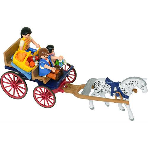 Tudo sobre 'Playmobil Carruagem Puxada à Cavalos'