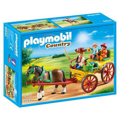 Playmobil Charrete com Cavalo