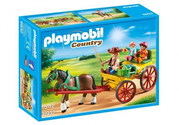 Playmobil Charrete com Cavalo