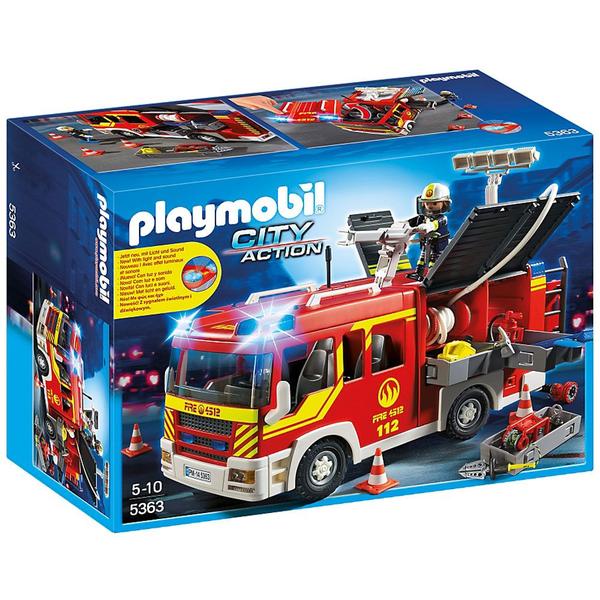Playmobil City Action - Caminhão de Bombeiro - 5363 - Sunny