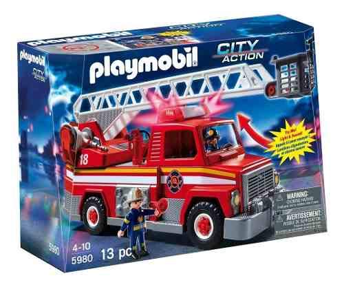Playmobil City Action - Caminhão de Bombeiro - 5980