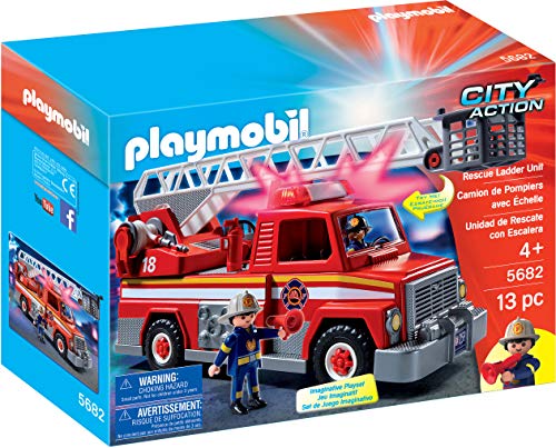 Playmobil City Action - Caminhão de Bombeiro com Escada - 5682