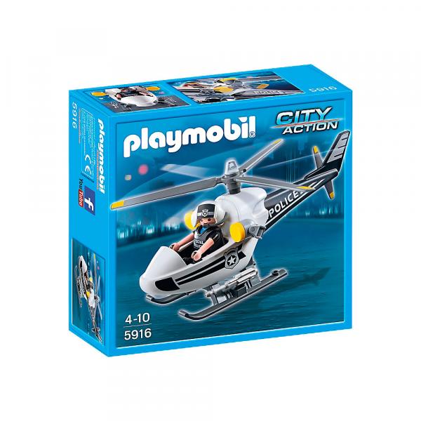 Playmobil - City Action - Helicóptero da Polícia - 5916 - Sunny