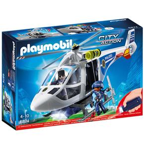 Playmobil - City Action - Helicóptero da Polícia - 6874 - Sunny