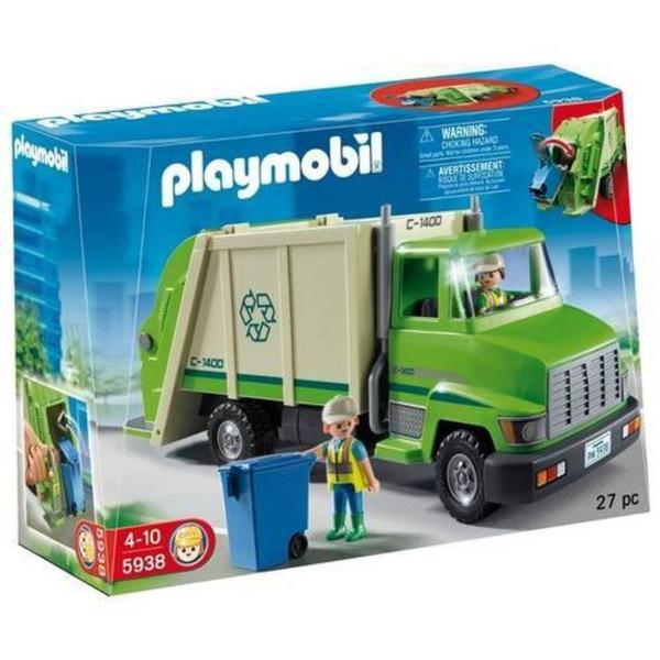 Playmobil City - Caminhão de Reciclagem - 5938 - Sunny Brinquedos