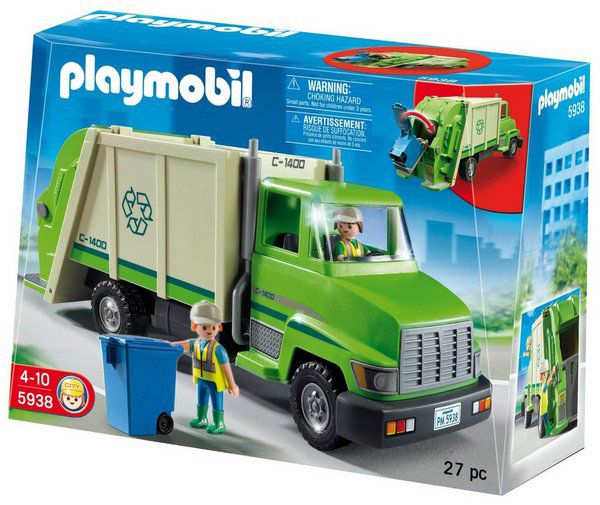 Playmobil City - Caminhão de Reciclagem - 5938 - Sunny