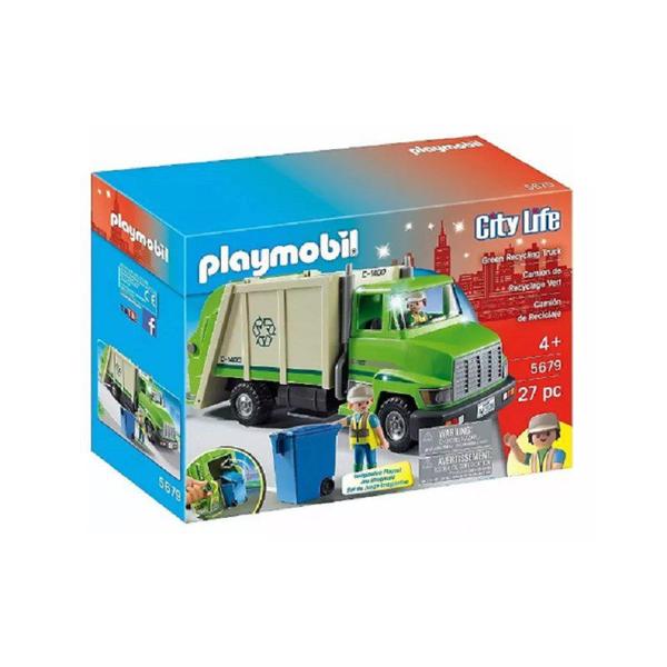 Playmobil City Life Caminhão de Reciclagem - 5679 - Sunny