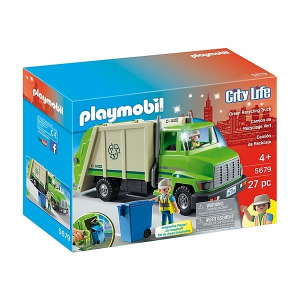 Playmobil City Life - Caminhão de Reciclagem 5679
