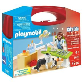 Playmobil City Life Maleta Medico Veterinario 39 Peças