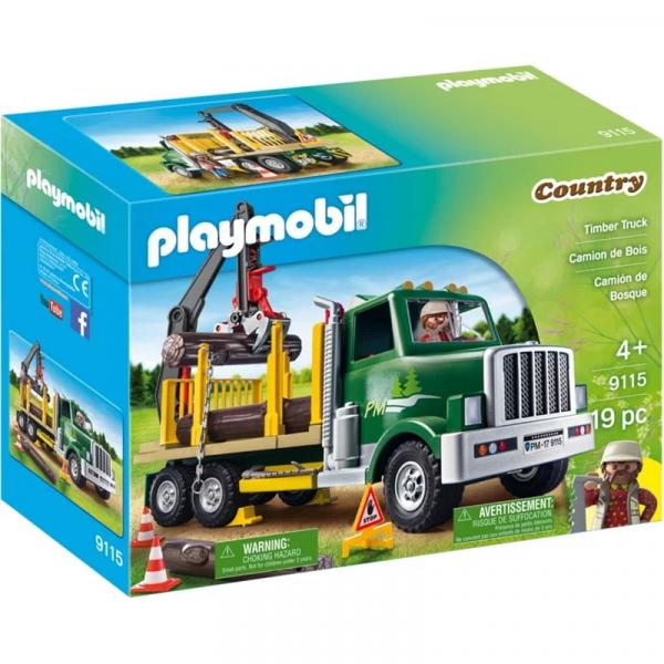 Playmobil Country Caminhão Porta Madeira - 9115 - Sunny