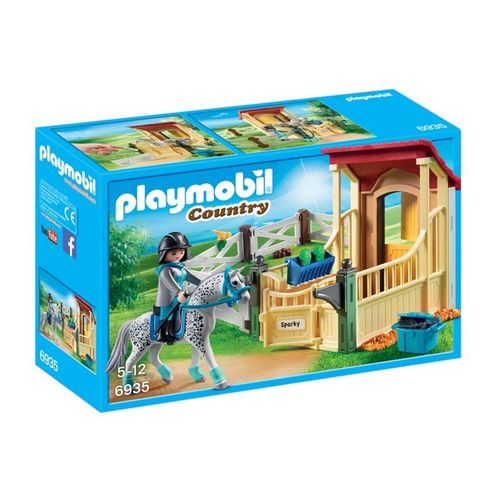 Playmobil Country Cavalo Apaloosa com Estábulo - 6935