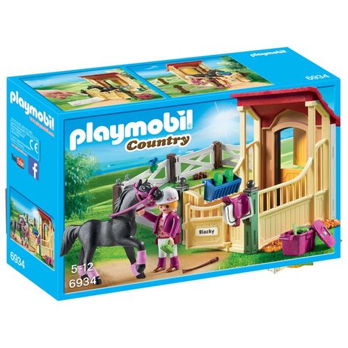 Playmobil Country - Cavalo Arabe com Estábulo - 6934 - Sunny