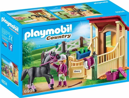 Playmobil Country - Cavalo Arabe com Estábulo