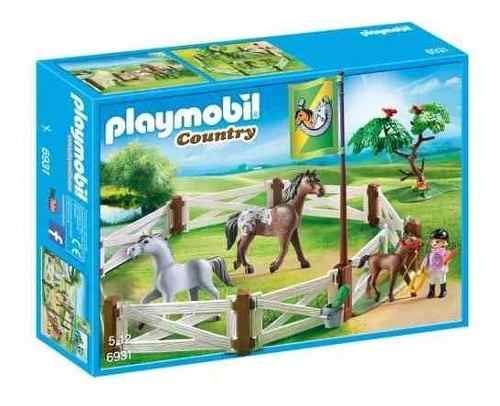 Playmobil Country - Cercado com Cavalos - 6932 - Sunny
