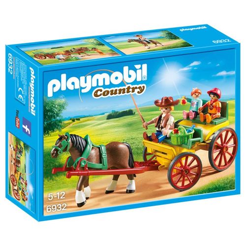 Playmobil Country - Charrete com Cavalos - Sunny