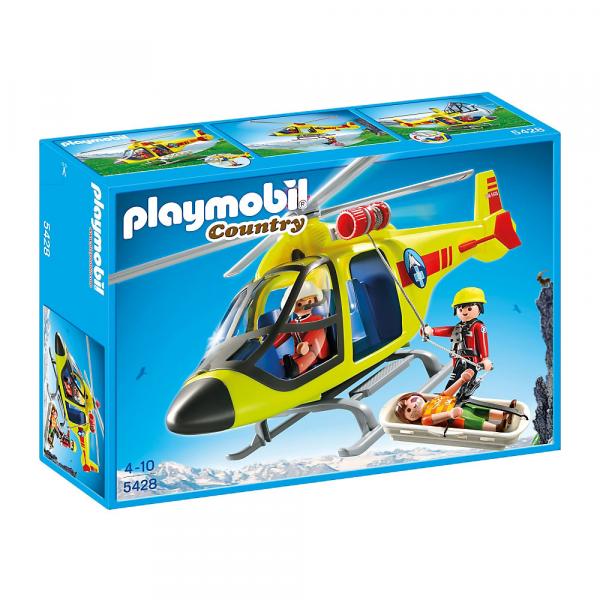 Playmobil Country - Helicóptero de Resgate da Montanha - 5428 - Sunny