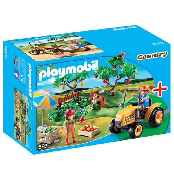 Playmobil - Country - Pomar com Trator - 6870 - Sunny