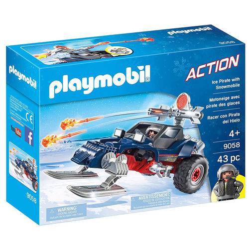 Playmobil - Expedição Ártica - Piratas do Gelo com Moto - 9058 - Sunny