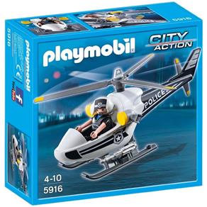 Playmobil - Helicóptero de Polícia - Edição Especial - 5916