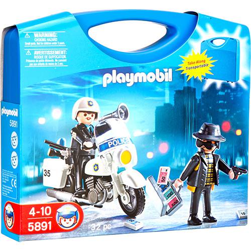 Tudo sobre 'Playmobil - Maleta Polícia e Ladrão - Sunny'
