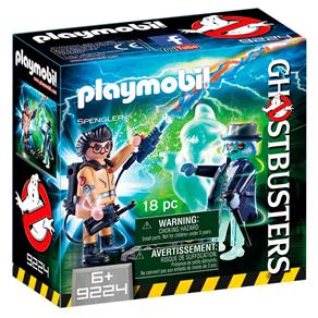 Playmobil - Mini Figuras - Ghostbusters - Spengler e Fantasma - 9224 - Sunny