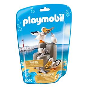 Playmobil Saquinho Animais Marinhos - Família - Pelicano - 9070