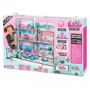 Playset 63 Cm e Mini Bonecas - LOL - Surprise House - 85 Surpresas - Candide L.O.L.