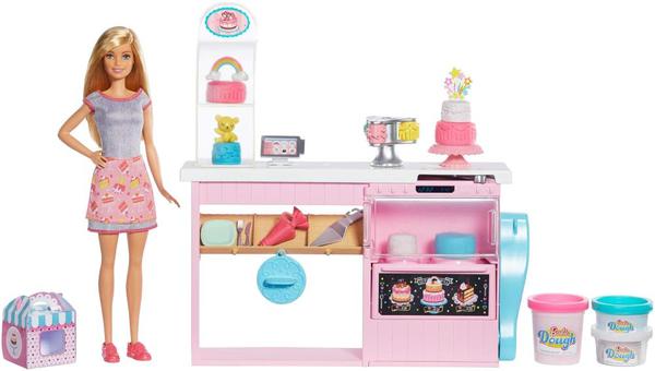 Playset e Boneca Barbie Chef de Bolinhos Mattel