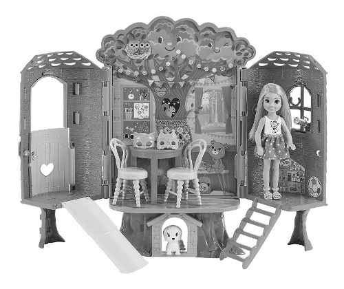 Playset e Boneca - Barbie Club - Casa da Árvore da Chelsea -
