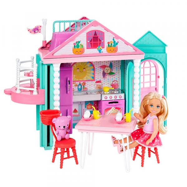 Playset e Boneca Barbie - Fã Clube da Chelsea - Mattel