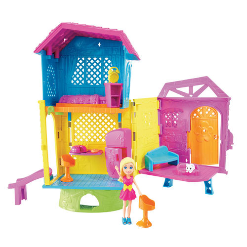 Playset e Mini Boneca Polly Pocket - Club House da Polly - Mattel